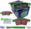 Tylne klocki GreenStuff + tarcze hamulcowe 280mm EBC seria Premium Ford Kuga 2013-2016