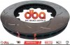 Rotor przedniej pływającej dwuczęściowej tarczy hamulcowej 380mm DBA T3 seria 5000 Dodge Durango SRT 6,4 V8
