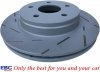 Przednie klocki Ultimax2 + NACINANE tarcze hamulcowe EBC seria USR Dodge RAM 1500 2006-