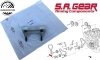 Prowadnica dolnego centralnego łańcucha rozrządu silnika górna Suzuki XL-7 3,6 V6 2007-2009