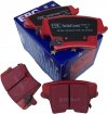 Tylne CERAMICZNE klocki RedStuff + WIERCONE NACINANE WENTYLOWANE tarcze hamulcowe EBC seria GD Lancia Thema