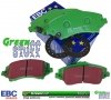 Przednie klocki Green Stuff + tarcze hamulcowe EBC seria PREMIUM Jeep Wrangler JK 2007-2018