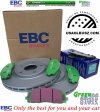 Przednie klocki GreenStuff + tarcze hamulcowe 330mm EBC seria Premium Fiat Freemont 2012-