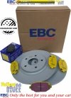 Tylne klocki YellowStuff + tarcze hamulcowe 328mm EBC seria Premium RAM Cargo Van 2012-