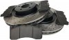Przednie klocki + WIERCONE tarcze hamulcowe 380mm Ford Mustang 5,0 V8 2015- brembo system