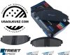 Przednie klocki STREET SERIES + nacinane T3 tarcze DBA seria 4000 345mm Chrysler 300C