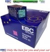 Tylne klocki GreenStuff + NAWIERCANE NACINANE tarcze hamulcowe 330mm EBC seria GD Ford Edge 2011-2014