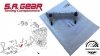 Prowadnica lewego łańcucha wałka rozrządu silnika Pontiac G8 3,6 V6 2008-2009