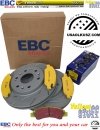 Przednie klocki YellowStuff + NACINANE tarcze hamulcowe 330mm EBC seria USR GMC Yukon 2009-2020