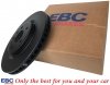 Przednia tarcza hamulcowa 325mm EBC seria Premium Ford Taurus 2011-