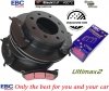 Tylne klocki Ultimax2 + tarcze hamulcowe EBC seria PREMIUM GMC Yukon XL 2500 2000-2007