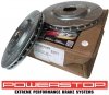 Przednia WIERCONA nacinana tarcza hamulcowa 330mm POWERSTOP Volkswagen Routan 2012-