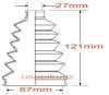Osłona przegubu napędowego wewnętrznego przedniego Jeep Liberty 2002-2010