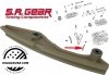 Prowadnica lewa dolna głównego  łańcucha rozrządu silnika Ford Explorer V6 Ti-VCT Naturally Aspirated 2011-