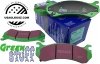 Przednie klocki GreenStuff + NAWIERCANE NACINANE tarcze hamulcowe EBC seria GD GMC Yukon -2006