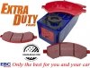 Przednie klocki EXTRA DUTY ED + nawiercone nacinane tarcze hamulcowe EBC seria GD Dodge RAM 1500 2006-