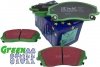 Przednie klocki GreenStuff + WIERCONE NACINANE tarcze hamulcowe 320mm EBC seria GD Dodge Charger