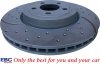 Przednie klocki Ultimax2 + tarcze hamulcowe 345mm EBC seria GD Lancia Thema