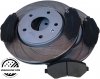 Przednie klocki + NACINANE tarcze hamulcowe 303mm ATM SLOTTED Dodge Caravan 2008-