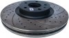 Przednia WIERCONA NACINANA tarcza hamulcowa 316mm Lincoln MKZ 2013-