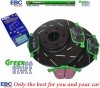 Przednie klocki GreenStuff + NACINANE tarcze hamulcowe 300mm EBC seria USR Ford Escape FWD 2013-2019