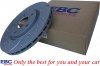 Przednie klocki YellowStuff + NAWIERCANE NACINANE tarcze hamulcowe 330mm EBC seria GD Dodge Journey 2012-