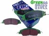 Przednie klocki GreenStuff + NACINANE tarcze hamulcowe EBC seria USR 316mm Ford Mustang 2005-2014