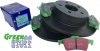 Tylne klocki GreenStuff + tarcze hamulcowe 280mm EBC seria Premium Ford Kuga 2013-2016