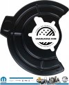 Tarcza kotwiczna osłona tarczy hamulcowej przedniej lewej Jeep Wrangler JK 2007-2018 68043287AB 52060143AA