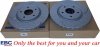 Przednie klocki GreenStuff + NAWIERCANE NACINANE tarcze hamulcowe 330mm EBC seria GD Chrysler Voyager Town Country 2012-2016