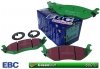 Tylne klocki GreenStuff + tarcze hamulcowe EBC PREMIUM Dodge RAM 1500 2003-