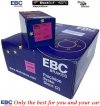 Przednie klocki Ultimax2 + NAWIERCANE NACINANE tarcze hamulcowe 302mm EBC seria GD Fiat Freemont -2012