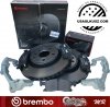 Przednie klocki tarcze BREMBO + jarzma hamulcowe 350mm Dodge Durango 3,6 V6 2011-