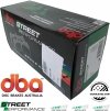 Przednie klocki DBA Street Performance + NACINANE tarcze hamulcowe 352mm DBA seria 4000 T3 Ford Mustang 2015-