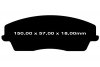 Przednie klocki Ultimax2 + tarcze hamulcowe 320mm EBC seria PREMIUM Dodge Challenger RWD V6