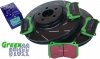 Przednie klocki GreenStuff + NACINANE tarcze hamulcowe 360mm EBC seria USR Dodge Challenger SRT Scat Pack