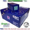 Tylne klocki GreenStuff + tarcze hamulcowe EBC seria PREMIUM GMC Yukon XL 2500 2000-2007