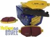 Tylne klocki YellowStuff + tarcze hamulcowe 330mm EBC seria Premium Ford Taurus 2008-