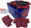 Tylne CERAMICZNE klocki RedStuff + NIE WENTYLOWANE tarcze hamulcowe EBC seria PREMIUM Dodge Challenger RWD