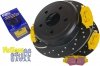 Tylne klocki YellowStuff + NAWIERCANE NACINANE tarcze hamulcowe EBC seria GD Jeep Wrangler JK 2007-2018