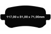 Tylne klocki GreenStuff + NACINANE tarcze hamulcowe 305mm EBC seria USR Chrysler Voyager Town Country 2008-