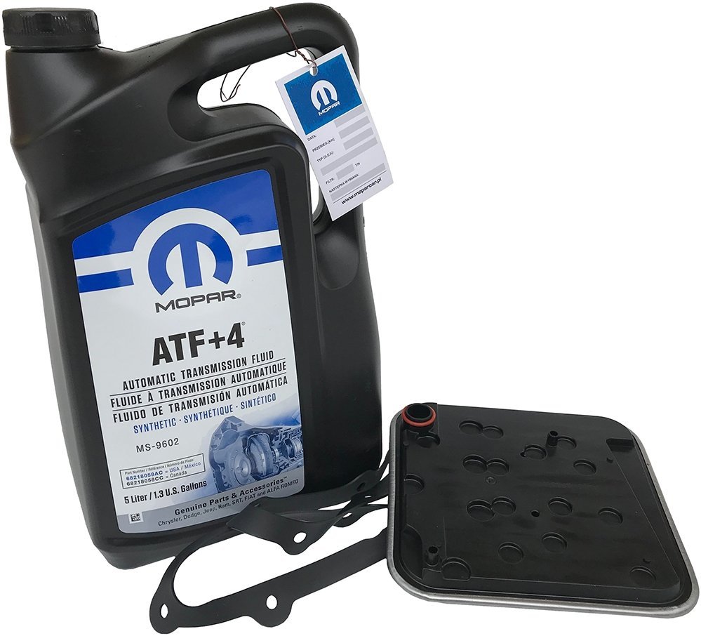 Olej MOPAR ATF+4 oraz filtr automatycznej skrzyni 4SPD