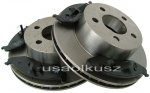 Tarcze oraz klocki hamulcowe przednie Jeep Cherokee XJ 1999-2001