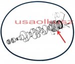 Oring tylnego uszczelniacza wału Jeep Grand Cherokee 2,5 / 3,1 TD