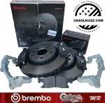Przednie klocki tarcze BREMBO + jarzma hamulcowe 350mm Dodge Durango 3,6 V6 2011-