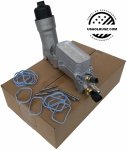 ALUMINIOWA obudowa filtra oleju z chłodnicą oraz czujnikami Jeep Cherokee KL 3,2 V6