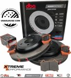 Tylne klocki XTREME PERFORMANCE + tarcze hamulcowe 350mm DBA seria 4000 T3 Jeep Grand Cherokee SRT / Trackhawk