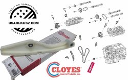 Prowadnica lewa dolna głównego łańcucha rozrządu silnika Lincoln MKS 3,7 V6 2013-2016