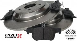 Tylne klocki + tarcze hamulcowe 302mm Ford Bronco Sport 2021-
