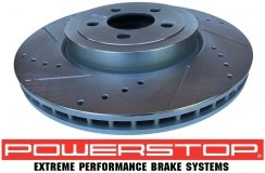 Przednia WIERCONA NACINANA tarcza hamulcowa 345mm POWERSTOP Dodge Charger